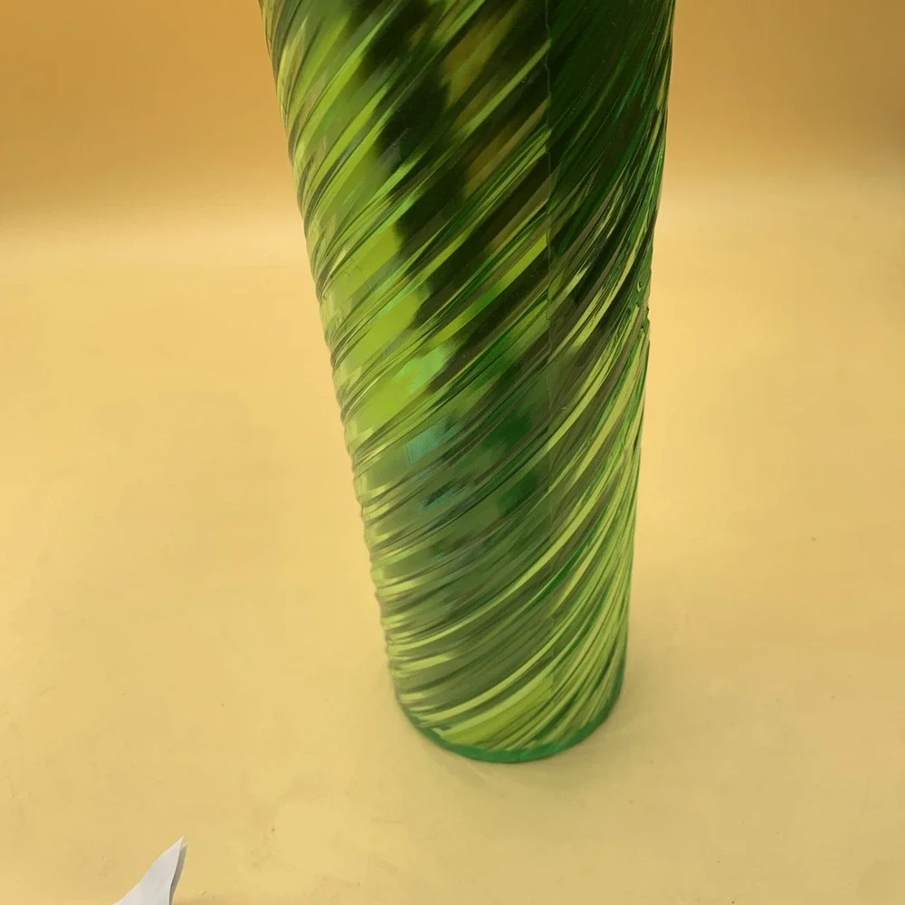 STARBUCKS 2022 Holiday Green Swirl 16 oz. Hot Beverage Tumbler Travel Cup NEW